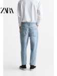 ZARA 남성 오버사이즈 나인 포인트 진 8727405 427의 그림