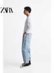 ZARA 남성 오버사이즈 나인 포인트 진 8727405 427의 그림