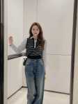 리어키스 스택 헌드레드 베스트+셔츠 페이크 2종 K31CSX015의 그림