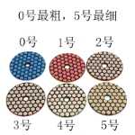 다이아몬드 건식 연마 디스크 대리석 화강암 석영 석재 유리 석재 연마 디스크 소프트 연마 디스크 물 연마 디스크의 그림